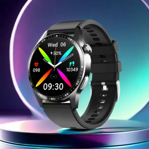 696 F400 Smart Watch 1.55 inch Smart Band Fitness Bracelet Bluetooth ECG+PPG Pedometer Call Reminder Compatible with Android iOS Men Hands-Free Calls Message Reminder IP 67 46mm Watch Case