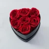7/16/27 Flower Forever Heart Shape Box - Preserved Roses Gift for Her Preserved Flowers for Mothers Day Gifts Christmas Valentines Day Gifts for Mom