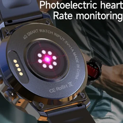 2023 Global Version 4G NET Smartwatch Android OS 1000mAH Battery 1.6 Screen Blood Pressure GPS Location Men Smart Watch