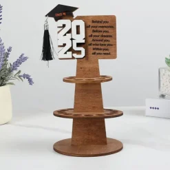 2025 Graduation Money Holder for Cash, Graduation Gift Creative Wooden Graduation Wallet, Unique Gift for Graduation Season and Celebrations