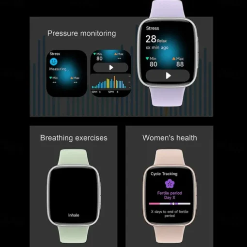 696 GTX20 Smart Watch 1.85 inch Smartwatch Fitness Running Watch Bluetooth Pedometer Call Reminder Sleep Tracker Compatible with Android iOS Women Men Hands-Free Calls Message Reminder IP 67 38mm