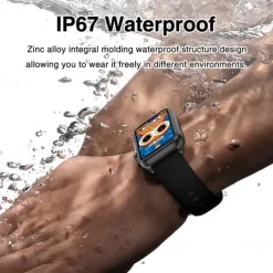 696 H23 Smart Watch 1.57 inch Smart Band Fitness Bracelet Bluetooth Pedometer Call Reminder Sleep Tracker Compatible with Android iOS Women Hands-Free Calls Message Reminder IP 67 31.5mm Watch Case