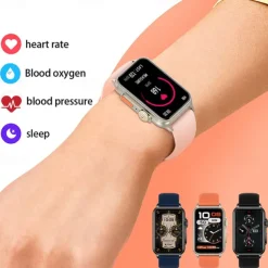 696 H23 Smart Watch 1.57 inch Smart Band Fitness Bracelet Bluetooth Pedometer Call Reminder Sleep Tracker Compatible with Android iOS Women Hands-Free Calls Message Reminder IP 67 31.5mm Watch Case