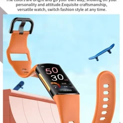 696 H28 Smart Watch 1.58 inch Smart Band Fitness Bracelet Bluetooth ECG+PPG Pedometer Call Reminder Compatible with Android iOS Women Men Hands-Free Calls Message Reminder IP 67 25mm Watch Case