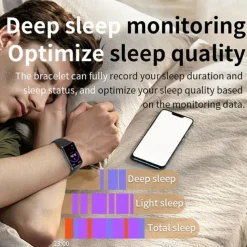 696 H37 Smart Watch 1.57 inch Smart Band Fitness Bracelet Bluetooth Pedometer Call Reminder Sleep Tracker Compatible with Android iOS Women Hands-Free Calls Message Reminder IP 67 30mm Watch Case