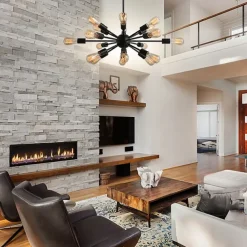 12/18/20 Heads Designers Chandelier Metal Pendant Light Sputnik Painted Finishes Traditional / Classic 110-120V / 220-240V