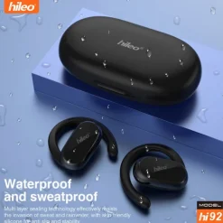 696 HI92 Hands Free Telephone Driving Headset Ear Hook Bluetooth 5.3 Noise cancellation for Apple Samsung Huawei Xiaomi MI Everyday Use Traveling Cycling Office Business Travel Entertainment Car