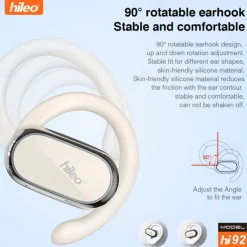 696 HI92 Hands Free Telephone Driving Headset Ear Hook Bluetooth 5.3 Noise cancellation for Apple Samsung Huawei Xiaomi MI Everyday Use Traveling Cycling Office Business Travel Entertainment Car