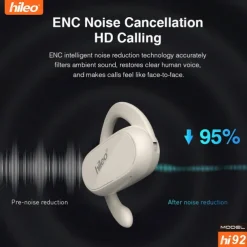 696 HI92 Hands Free Telephone Driving Headset Ear Hook Bluetooth 5.3 Noise cancellation for Apple Samsung Huawei Xiaomi MI Everyday Use Traveling Cycling Office Business Travel Entertainment Car