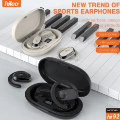 696 HI92 Hands Free Telephone Driving Headset Ear Hook Bluetooth 5.3 Noise cancellation for Apple Samsung Huawei Xiaomi MI Everyday Use Traveling Cycling Office Business Travel Entertainment Car