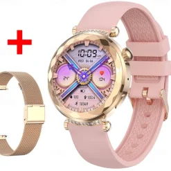 696 HK88 Smart Watch 1.19 inch Smart Band Fitness Bracelet Bluetooth Pedometer Call Reminder Heart Rate Monitor Compatible with Android iOS Women Hands-Free Calls Message Reminder Camera Control IP 67