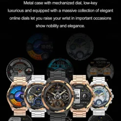 696 HK98 Smart Watch Fitness Tracker ECG PPG Bluetooth Call Reminder Android iOS IP67 48mm 1.43