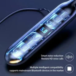 100 Hour Music Wireless Bluetooth Earphone 9D Strong Bass in Ear Sport Headset Neckband With Output MIC