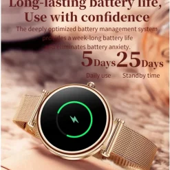 696 I109 Smart Watch 1.27 inch Smartwatch Fitness Running Watch Bluetooth ECG+PPG Pedometer Call Reminder Compatible with Android iOS Women Men Hands-Free Calls Message Reminder IP 67 41mm Watch Case