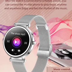 696 I109 Smart Watch 1.27 inch Smartwatch Fitness Running Watch Bluetooth ECG+PPG Pedometer Call Reminder Compatible with Android iOS Women Men Hands-Free Calls Message Reminder IP 67 41mm Watch Case