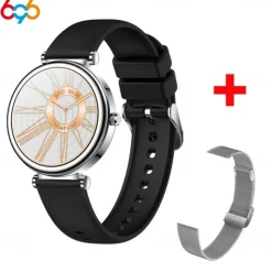 696 I109 Smart Watch 1.27 inch Smartwatch Fitness Running Watch Bluetooth ECG+PPG Pedometer Call Reminder Compatible with Android iOS Women Men Hands-Free Calls Message Reminder IP 67 41mm Watch Case