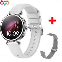 696 I109 Smart Watch 1.27 inch Smartwatch Fitness Running Watch Bluetooth ECG+PPG Pedometer Call Reminder Compatible with Android iOS Women Men Hands-Free Calls Message Reminder IP 67 41mm Watch Case