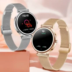 696 I109 Smart Watch 1.27 inch Smartwatch Fitness Running Watch Bluetooth ECG+PPG Pedometer Call Reminder Compatible with Android iOS Women Men Hands-Free Calls Message Reminder IP 67 41mm Watch Case