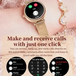 696 I109 Smart Watch 1.27 inch Smartwatch Fitness Running Watch Bluetooth ECG+PPG Pedometer Call Reminder Compatible with Android iOS Women Men Hands-Free Calls Message Reminder IP 67 41mm Watch Case