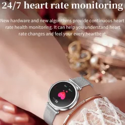 696 I109 Smart Watch 1.27 inch Smartwatch Fitness Running Watch Bluetooth ECG+PPG Pedometer Call Reminder Compatible with Android iOS Women Men Hands-Free Calls Message Reminder IP 67 41mm Watch Case