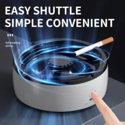2 in 1 Air Purifier Multifunctional Smokeless Ashtray USB Rechargeable Ash Tray Electronic Ashtray with Filter Multifunctional Smokeless Ashtray