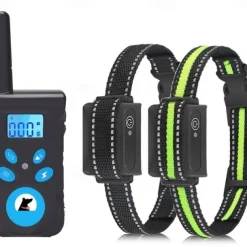 2 In 1 Automatic Anti Bark & Remote Training Collar Electric 3 Modes Beep Vibration Shock Waterproof Rechargeable Pet Behaviour Obedience Training