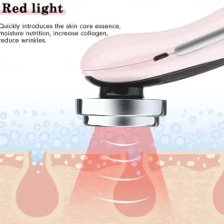 7 in 1 Face Lift Devices RF Microcurrent Skin Rejuvenation Facial Massager Light Therapy Anti Aging Wrinkle Beauty Apparatus