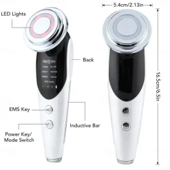 7 in 1 Face Lift Devices RF Microcurrent Skin Rejuvenation Facial Massager Light Therapy Anti Aging Wrinkle Beauty Apparatus