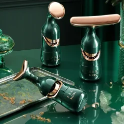 3 in 1 Face Neck Massager ION LED Photon Therapy Facial Lifting Beauty Devices Remove Double Chin Anti Wrinkle Skin Care Tools