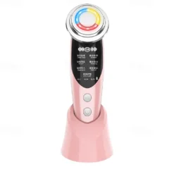 7 in 1 Facial Lifting Device EMS Radiofrequency Micro Current Rejuvenation Facial Massager Light Therapy Anti-aging Anti-wrinkle Beauty Instrument