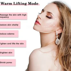 7 in 1 Facial Lifting Device EMS Radiofrequency Micro Current Rejuvenation Facial Massager Light Therapy Anti-aging Anti-wrinkle Beauty Instrument