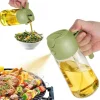 2 in 1 Glass Oil Sprayer & Dispenser 16oz for Kitchen 470ml Olive Oil Bottle Oil Sprayer for Cooking, Kitchen, Salad, Barbecue