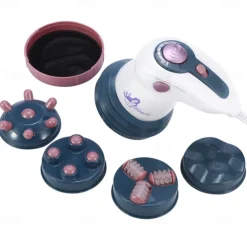 4 IN 1 Infrared Electric Anti-Cellulite Massager Gun Body Slimming, Relaxing Muscle 3D Roller Device Weight Loss Fat Remove