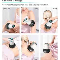 4 IN 1 Infrared Electric Anti-Cellulite Massager Gun Body Slimming, Relaxing Muscle 3D Roller Device Weight Loss Fat Remove