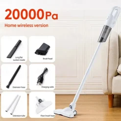 2 in 1 Portable Vacuum Cleaner Handheld Cordless Wireless Vacuum Cleaners Rechargeable High Power Dry Wet Vacuum Cleaner For Car Home