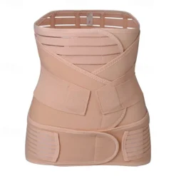 3 in 1 Postpartum Belly Wrap - Recovery Belly/Waist/Pelvis Belt Black Postpartum Belly Band