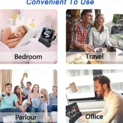 4 In1 Bluetooth 5.0 Mobile Phone Screen Magnifier 3D Enlarger 12inch Magnifying Bracket Desktop Holder Stand for Phone