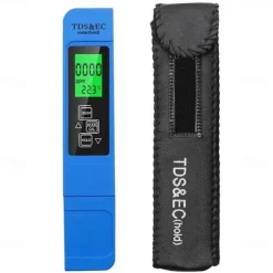 3 In1 Meter Digital Water Quality Tester TDS EC Meter Temperature Tester Pen Multifunctional Digital Water Quality Tester For Water Purity TEMP PPM Tester TDS Meter Digital Water Quality Tester