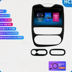 9 Inch Android 12 For Renault Clio 4 ZOE 2016-2019 Car Video Play Video Navigation stereo GPS Carplay