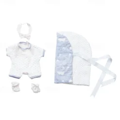 12 Inch Baby Doll with Soft Sleep Bassinet BedReborn Alive Doll Includes Clothes and AccessoriesBottlesFirst Baby Dolls for Toddlers 36 Months and Up