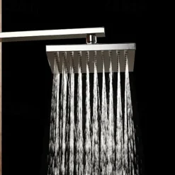 7.9 Inch Basics Rainfall Shower Head Rectangular/Contemporary Shower Head Polished Chrome