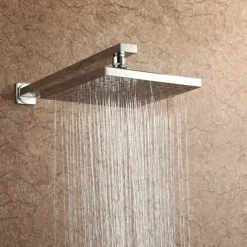 7.9 Inch Basics Rainfall Shower Head Rectangular/Contemporary Shower Head Polished Chrome