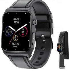 1.91 inch Cardica Blood Glucose Smart Watch ECG Monitoring Blood Pressure Body Temperature Smartwatch Men IP68 Waterproof Fitness Tracker