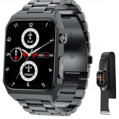 1.91 inch Cardica Blood Glucose Smart Watch ECG Monitoring Blood Pressure Body Temperature Smartwatch Men IP68 Waterproof Fitness Tracker