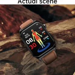 1.91 inch Cardica Blood Glucose Smart Watch ECG Monitoring Blood Pressure Body Temperature Smartwatch Men IP68 Waterproof Fitness Tracker