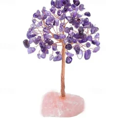 4.72 inch Crystal Tree of Life Healing Crystal Trees for Home Decor Office Desk Decor Living Room Decor Handmade Bonsai Trees for Positive Energy Money Good Luck Birthday Gifts for Women Mom