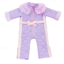 18 Inch Doll Clothes and Accessories Winter Doll Outfits Set Coat Trousers for 18 Inch Doll Girls Gifts(WITHOUT DOLL)