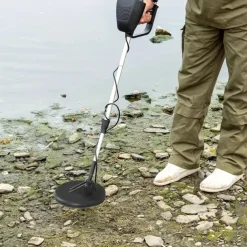 12 Inch High-Sensitivity Coil Golden Digger Deep Search Metal Detector - Adjustable Sensitivity, Advanced LCD Display, Accurate Treasure Hunter for Beginners And Professionals - Suitable for Finding L