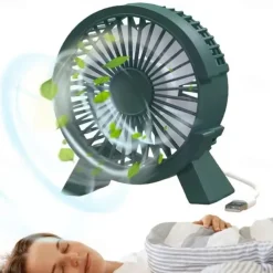 4 Inch Mini USB Fan Portable DC Desk Cooler Cooling for Notebook Laptop Personal Adjustment Fan Table Fan Home Office Outdoor Summer Supplies Use Tiny Air Cooler Fan Gift