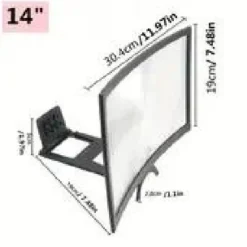 14 Inch Mobile Phone Screen Amplifier Mobile Phone Extension Mirror Mobile Phone Holder